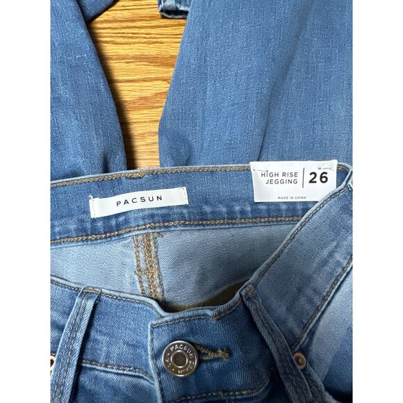 PacSun Women's High Rise Jeggings Size 26 - Picture 7 of 13